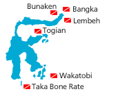 map diving spots sulawesi small